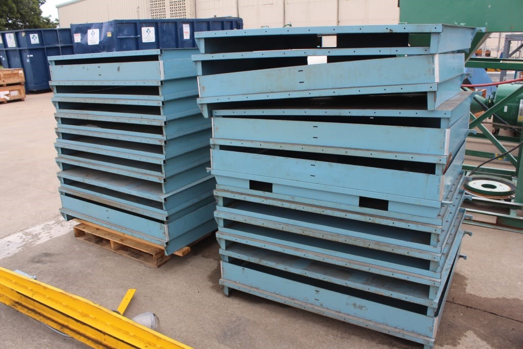 Pallet Stacking/Retrieval System, Stanley Vidmar 2K Stak System, 14 uprights, 42" x 52" pallets - Image 4