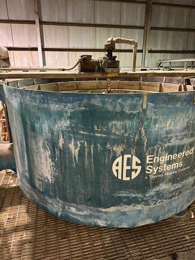 Kadant A.e.s #4035, 8' dia. gravity strainer, 43" deep - Image 1