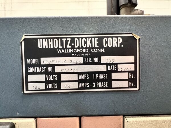 13 KIP Unholtz Dickie #T1000, Vibration System with Thermotron Agree Chamber - Image 9