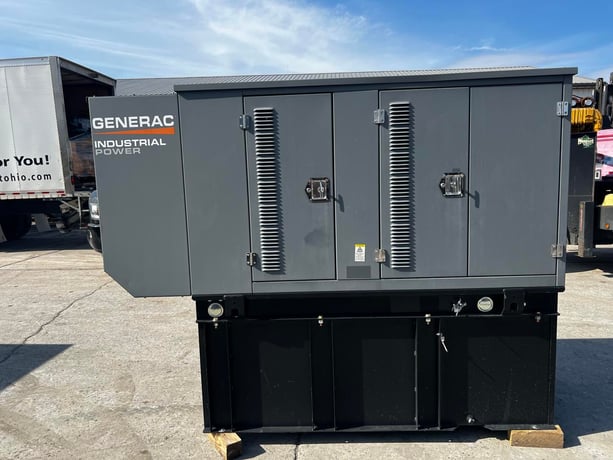 50 KW Generac #SD0050AG163, diesel generator set, 120/240 Volts, 1-phase, 174 hours, 85 HP @ 1800 RPM, D3400T - Image 1