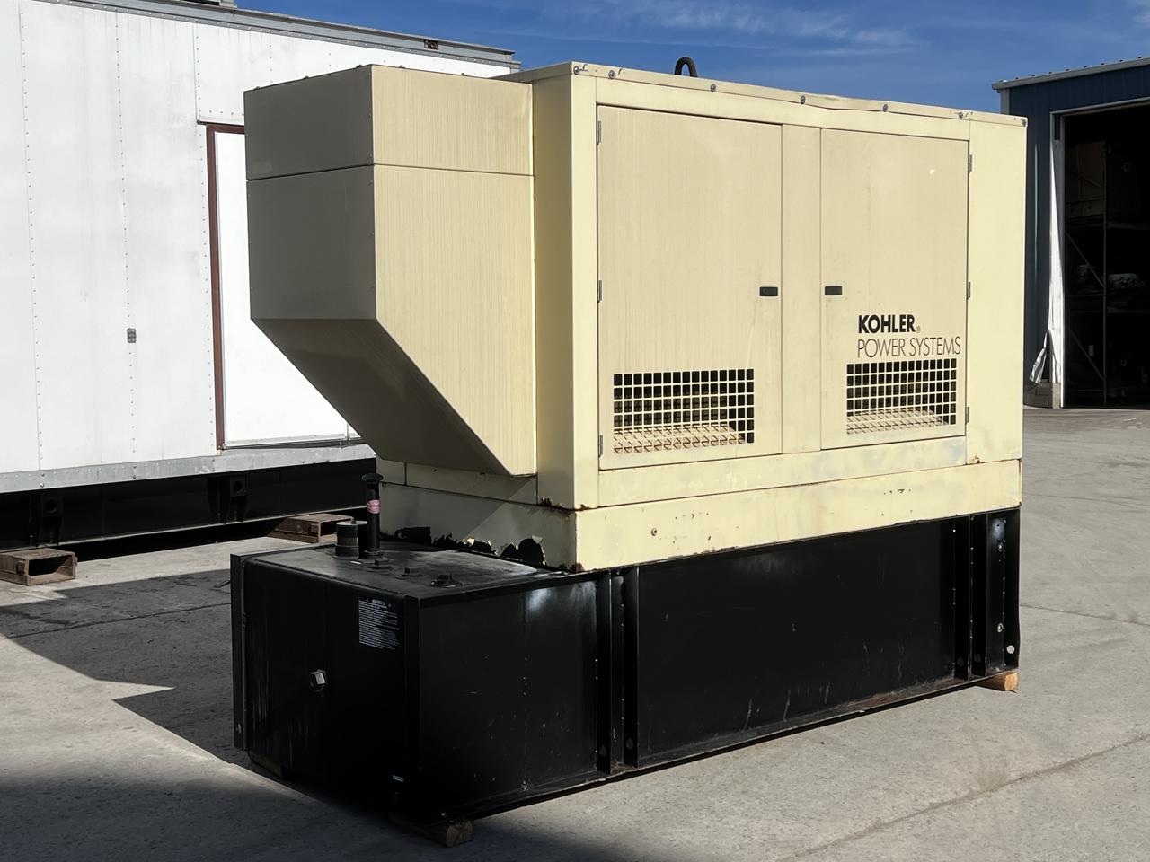 60 KW Kohler #60REOZJB, diesel generator set, 120/240 Volts, 1-phase, 681 hours, 74 HP @ 1800 RPM, John Deere - Image 3