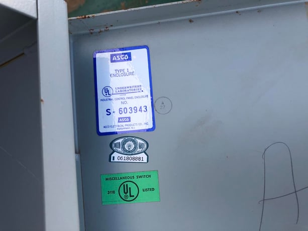 260 Amp. Asco #Series-940, transfer switch, 480 Volts, 3-phase, 3-poles wires - Image 7