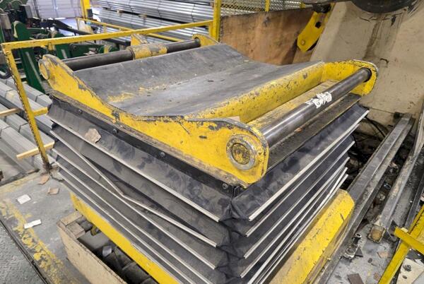 20000 lb. Coe Press Equipment #CPR-20048, motorized coil reel w/coil car, 48" width, 72" outside dimensions - Image 3