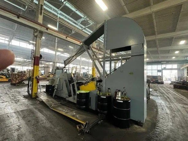 12000 lb. Coe Press Equipment #CPCC-12018/CPPS-500-18, heavy duty coil cradle straightener - Image 3