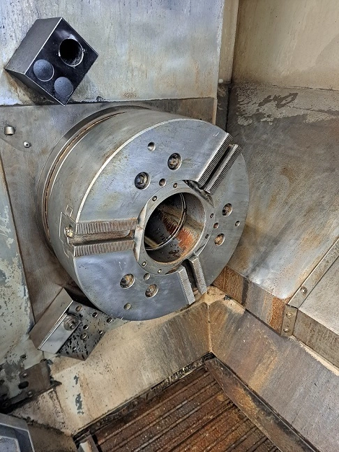 Haas #ST-40L, CNC lathe, 34.5" swing, 15" chuck, 4" bar, 25.5" dia., 80" lgth, 40 HP, 2400 RPM, tailstock - Image 3