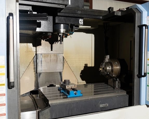 Daewoo Doosan #6500/50, CNC vertical machining center, 30 automatic tool changer, 50" X, 26.4" Y, 24.6" Z - Image 3