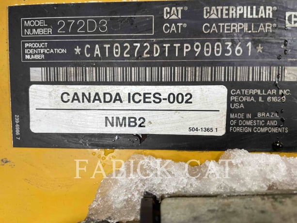 Cat 272D3, Skid Steer Loader, 3081 hours, S/N: TP900361, 2023 - Image 6