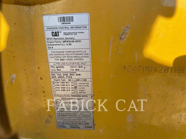Cat 420-07HT, Backhoe Loader, 1734 hours, S/N: H8T01480, 2021 - Image 8