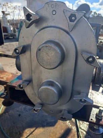 90 GPM, Waukesha #060, 316 Stainless Steel positive displacement pump, 3 HP, 2.5" inlet/outlet - Image 4