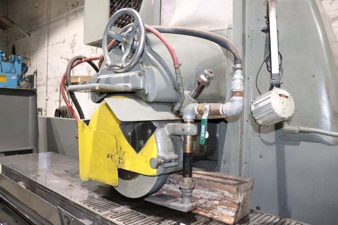Mattison, 24" x 12' hydraulic surface grinder, (4) 24" x36" electro magnetic chucks, 20" x 3" grind wheel - Image 8