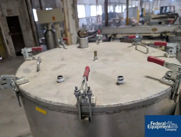 HMX Halton Mechatronix Mixer, Stainless Steel, 50 gallon, 26" diameter x 26" deep jacketed mixing chamber - Image 8