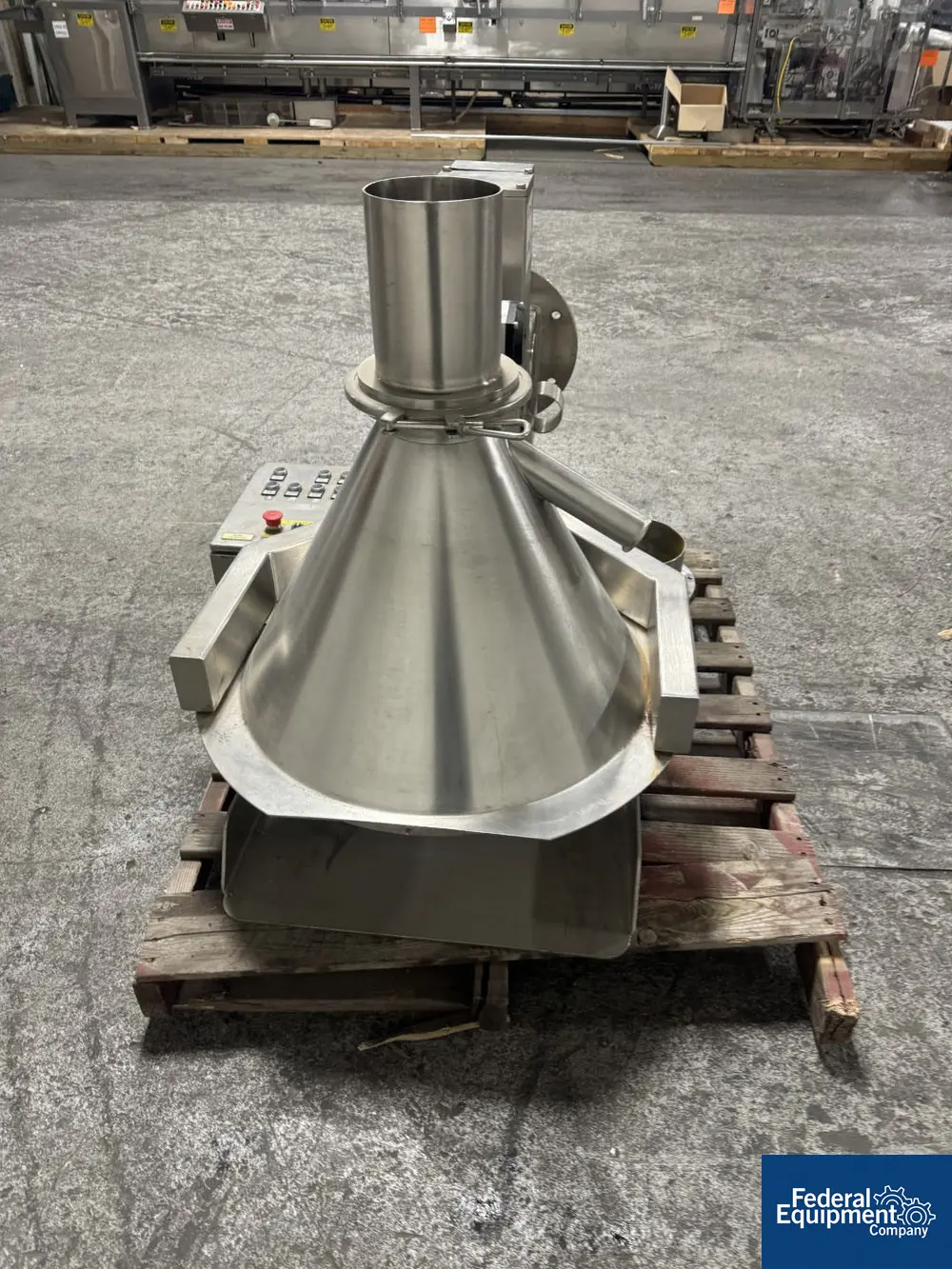 Stainless Steel Drum Inverter, with mounting flange, pneumatic operation with controls - Image 4