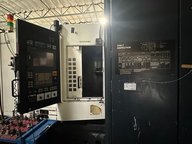 Makino #A51, CNC horizontal machining center, 60 automatic tool changer, 22" X, 22" Y, 19.7" Z, 12k RPM, #40 - Image 3