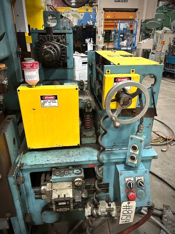 16" x .06" Perfecto #300-16, servo feed, 3" roll diameter,press mount,feed rolls w/chrome blast finish, 1993 - Image 6