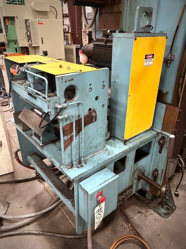 16" x .06" Perfecto #300-16, servo feed, 3" roll diameter,press mount,feed rolls w/chrome blast finish, 1993 - Image 9