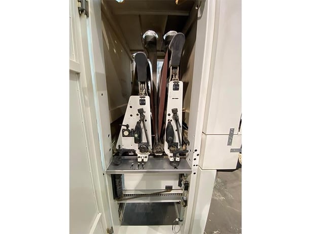 42" SCM #Sandya-7-RCS, Wide Belt Sander, 2-Head, 6.25" diameter Roll, 43" x 75"/85" Abrasive Belt, 14.5-30 - Image 4