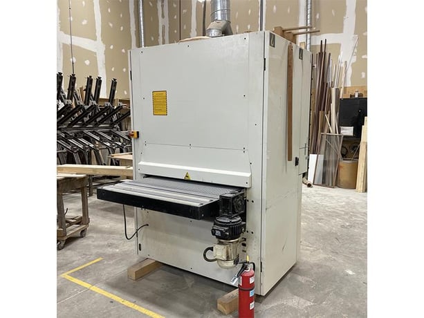 42" SCM #Sandya-7-RCS, Wide Belt Sander, 2-Head, 6.25" diameter Roll, 43" x 75"/85" Abrasive Belt, 14.5-30 - Image 6