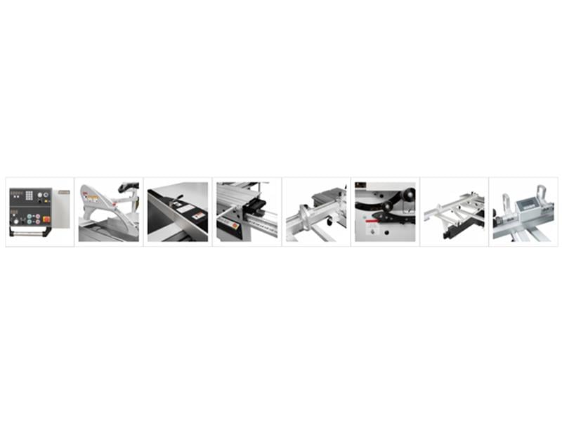 Cantek #D405ANC, Sliding Table Saw, 1-Axis, 126" cut length, 126" x 15.5" sliding table, 14" diameter Blade - Image 2