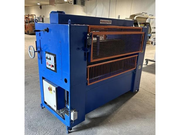 Italpresse #R4/130, Top Glue Spreader, 51" work width, 4" opening, 9" diameter Spreading Rolls w/(13) - Image 4