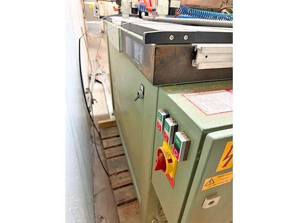 Stegherr #KSF-R, Closed Halving Joint Cutter, (2) 5.1" milling heads, 6.3" saw head, 1.2" x 2" workpiece - Image 4