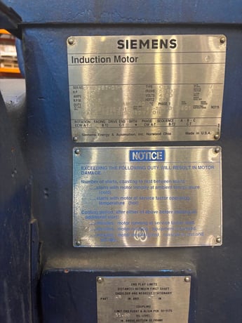 5700 cfm, 125 psig, Ingersoll-Rand #Centac, with mounted intercooler cooler, 1250 ACII57M3 w/1250 HP motors - Image 6