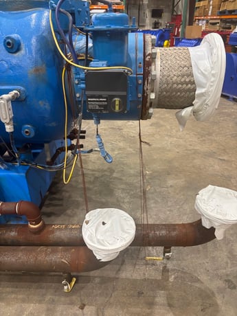 5700 cfm, 125 psig, Ingersoll-Rand #Centac, with mounted intercooler cooler, 1250 ACII57M3 w/1250 HP motors - Image 10