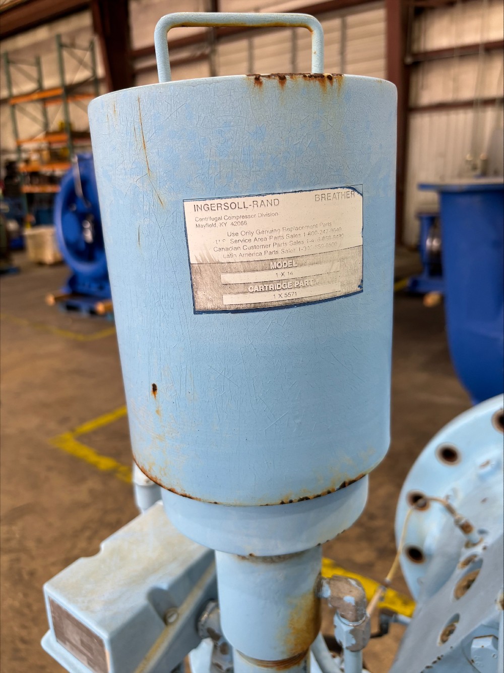 3020 cfm, 125 psig, Ingersoll-Rand Centac #2CV35M3, 2300 V., serial #M92-6022, AMI # 10562 - Image 2