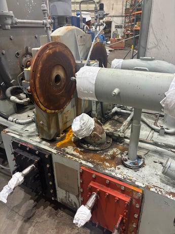 1530 cfm, 129 psig, Elliott #C611647-1, skid mounted parts Motor 400 HP, AMI # 10651 - Image 7