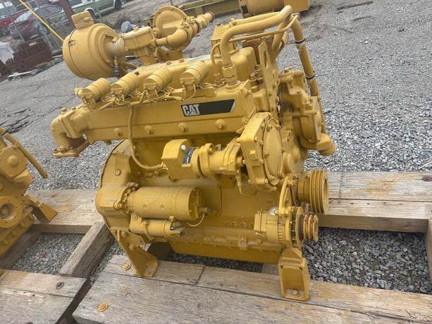 95 HP @ 1800 RPM, Caterpillar #G3304-NA, Natural gas engine, rblt. 2013 - Image 1
