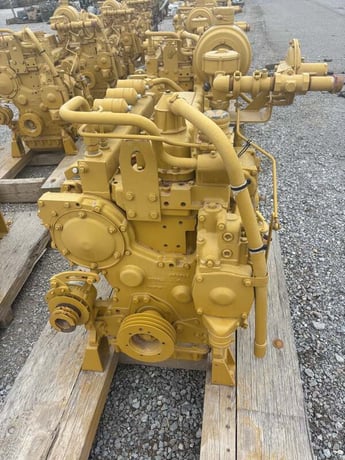 95 HP @ 1800 RPM, Caterpillar #G3304-NA, Natural gas engine, rblt. 2013 - Image 2
