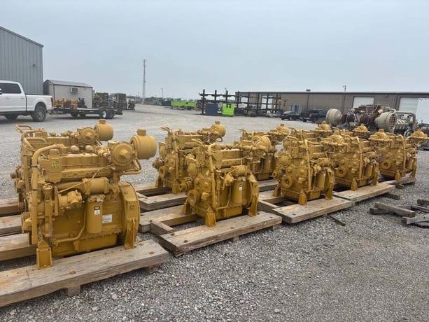 95 HP @ 1800 RPM, Caterpillar #G3304-NA, Natural gas engine, rblt. 2013 - Image 4