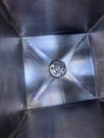 Breddo #LDDW, 100 gallon liquidifier mixer, Stainless steel, jacketed, center bottom discharge - Image 6