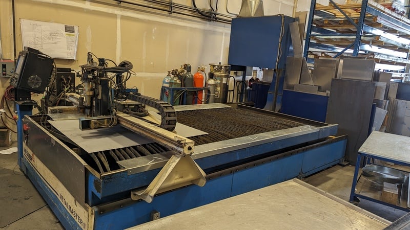 Messer #MetalMaster-II, CNC plasma table w/Hypertherm Edge Pro TI & HD3070, 5' x 10', 1999 - Image 7