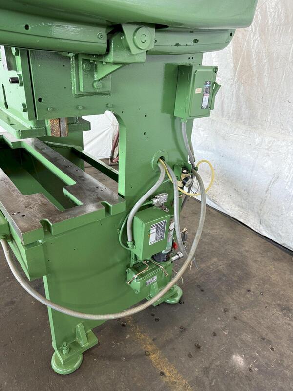 35 Ton, Bliss #C2-35, gap frame press, 2" stroke, 18" x550" bed, 12" x42" ram/slide area, air clutch & brake - Image 6