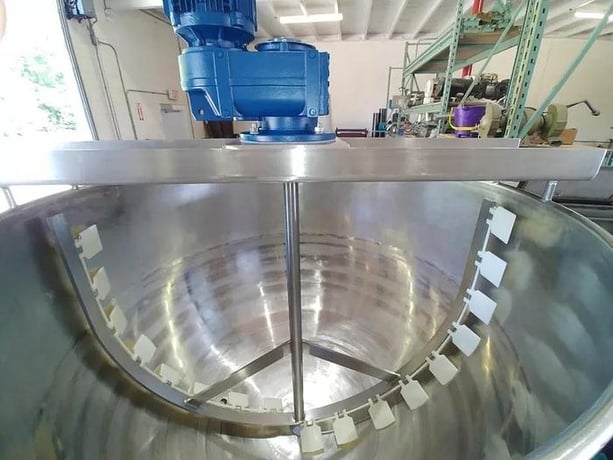 150 gallon Groen, direct steam kettle w/ new single agitation scrape surface mixing assembly - Image 1
