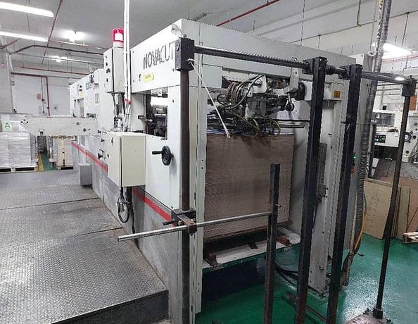 Bobst #Novacut-106E, die cutter, dual purpose for cardboard & plastics, motorized adjustment, 2010 - Image 3