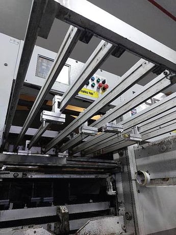 Bobst #Novacut-106E, die cutter, dual purpose for cardboard & plastics, motorized adjustment, 2010 - Image 5