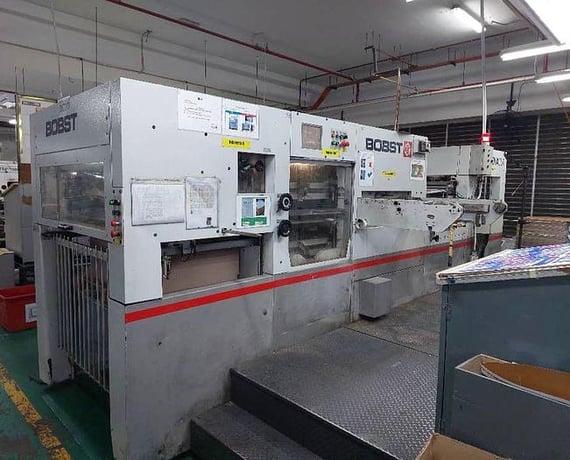 Bobst #Novacut-106E, die cutter, dual purpose for cardboard & plastics, motorized adjustment, 2010 - Image 6