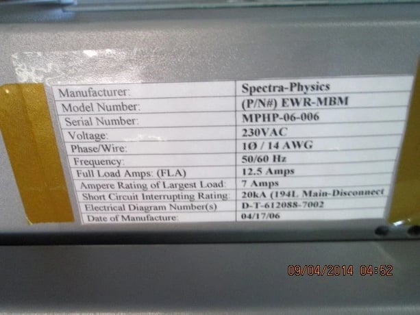 Branson #0187-IRAM-MINI-MEDUSA, plastic welding system, chiller, Control, spares, 2002 - Image 8