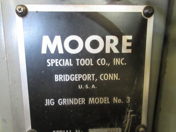 Moore #3, jig grinder - Image 10