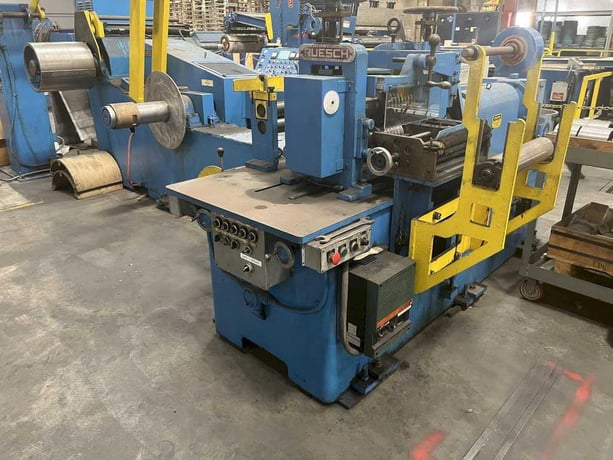 18" x 2.875" Ruesch, slitting line, 4000 lb, 60" outside dimension, 16"-20" ID - Image 8