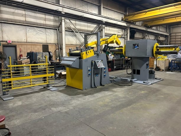 15000 lb. Coe / CHS #CPR-DE-PO-15030 / CPPS-300-30 / MX-330, coil feed line, double end reel, 30" x .090" - Image 1