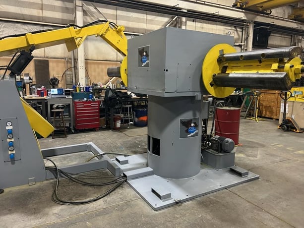 15000 lb. Coe / CHS #CPR-DE-PO-15030 / CPPS-300-30 / MX-330, coil feed line, double end reel, 30" x .090" - Image 4