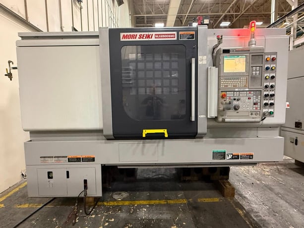 Mori Seiki #NLX-2500SMC/700, CNC lathe, 10" chuck, 3.5" bar, 31.3" centers, probing, chip conveyor, tooling - Image 1