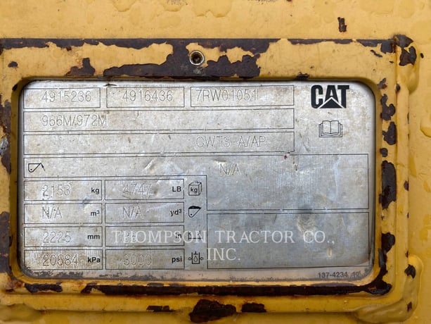 Caterpillar 966M/972M MILL YARD FORKS, Fork, S/N: 7RW01051, 2015 - Image 5