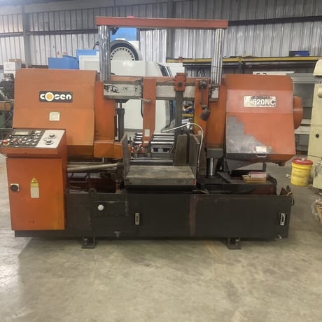 22" x 20-1/2" Cosen #C-520NC-SNC, automatic dual column horizontal band saw, 2-7/64" x 250" x 1/16" blade - Image 1