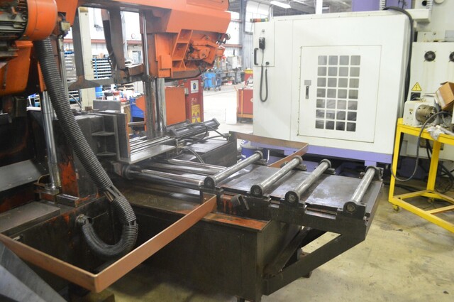 22" x 20-1/2" Cosen #C-520NC-SNC, automatic dual column horizontal band saw, 2-7/64" x 250" x 1/16" blade - Image 6