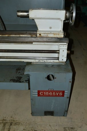 17-3/4" x 65" Clausing Metosa #C1565VS, gap bed geared head lathe, 10-5/8" socs, 10" 6-jaw, 2300 RPM, 7-1/2" - Image 7