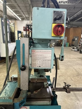 11" Eisele #VMS-300, circular cold saw, 40-80 RPM, 1.6 HP, 230 V., 1996 - Image 2