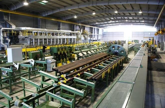 Aetna Standard squeeze tube pointer, 600 ton, entry tables, controls, (2) Brook motors - Image 1